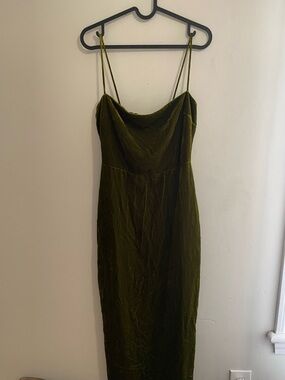 Reformation Frankie Velvet Dress